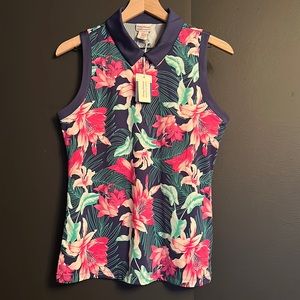 NWT Large Tommy Bahama Racquet & Paddle Active Top